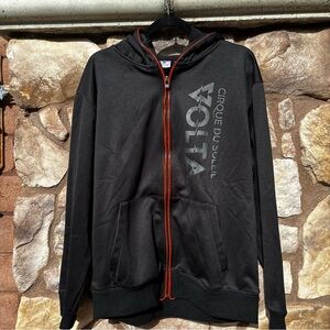 Cirque du Soleil Volta Full Zip Hoodie Size Large Black